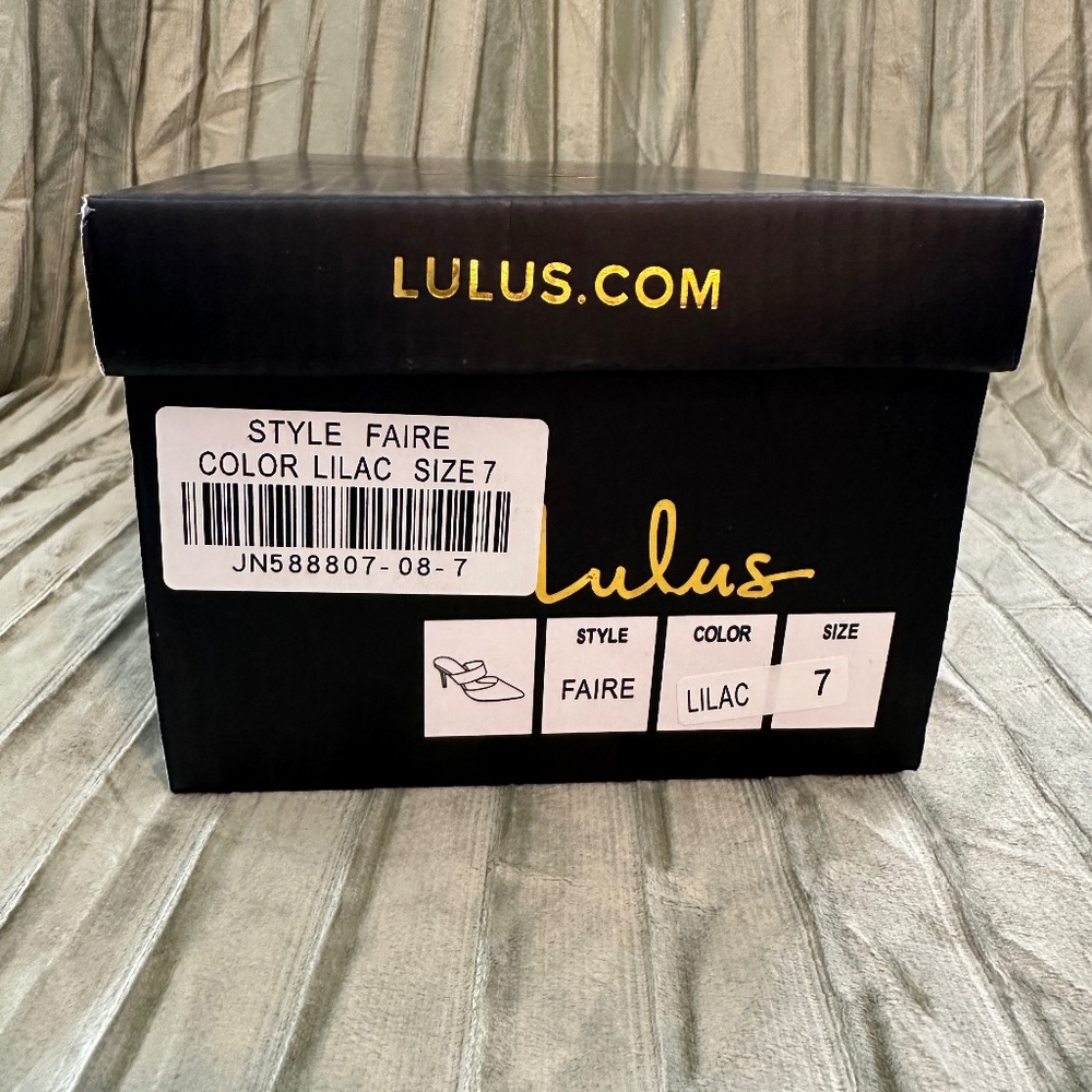 Lulus Heels, Lilac, Size 7, Brand New - Picture 7 of 8
